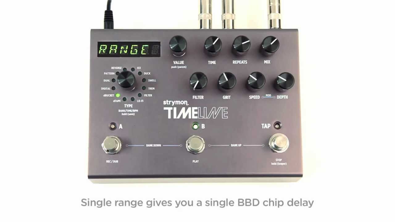 Strymon TimeLine - dBucket Delay Machine audio clips