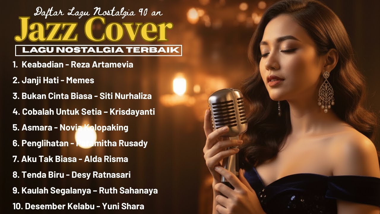 🎵TOP 10 LAGU NOSTALGIA 90 an LEGENDARIS Yang Enak Enak | Jazz Cover | SONORY