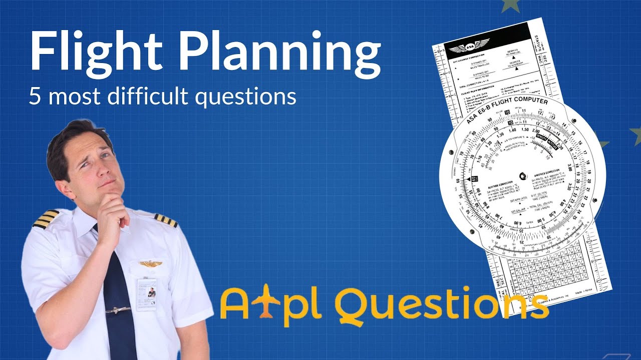 5 САМЫХ СЛОЖНЫХ вопросов по планированию полётов из базы данных EASA ATPL Questions! Капитан Джо ...