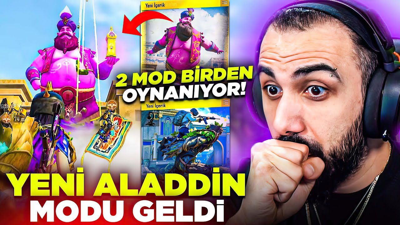 YENİ ALADDİN MODU SONUNDA GELDİ!! AYNI ANDA 2 YENİ MOD OYNANABİLİYOR 😱 | PUBG Mobile