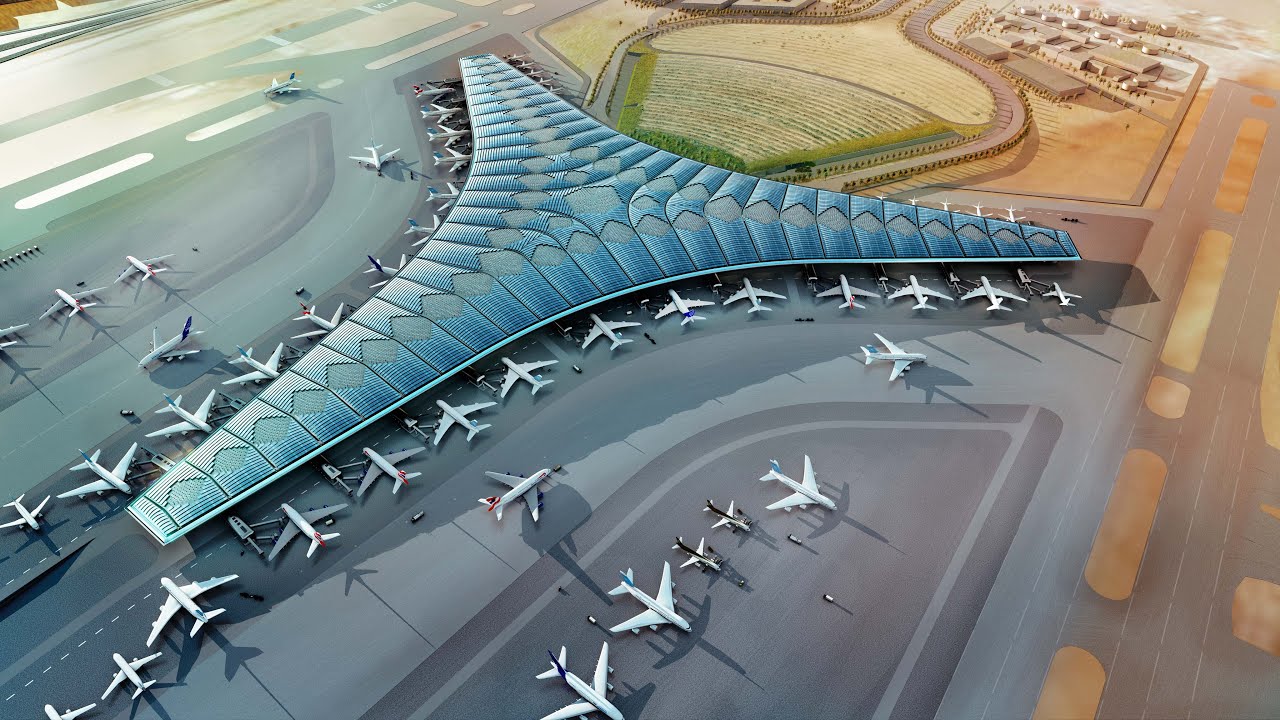 BIM-Modell für den Kuwait Int. Airport, Terminal 2
