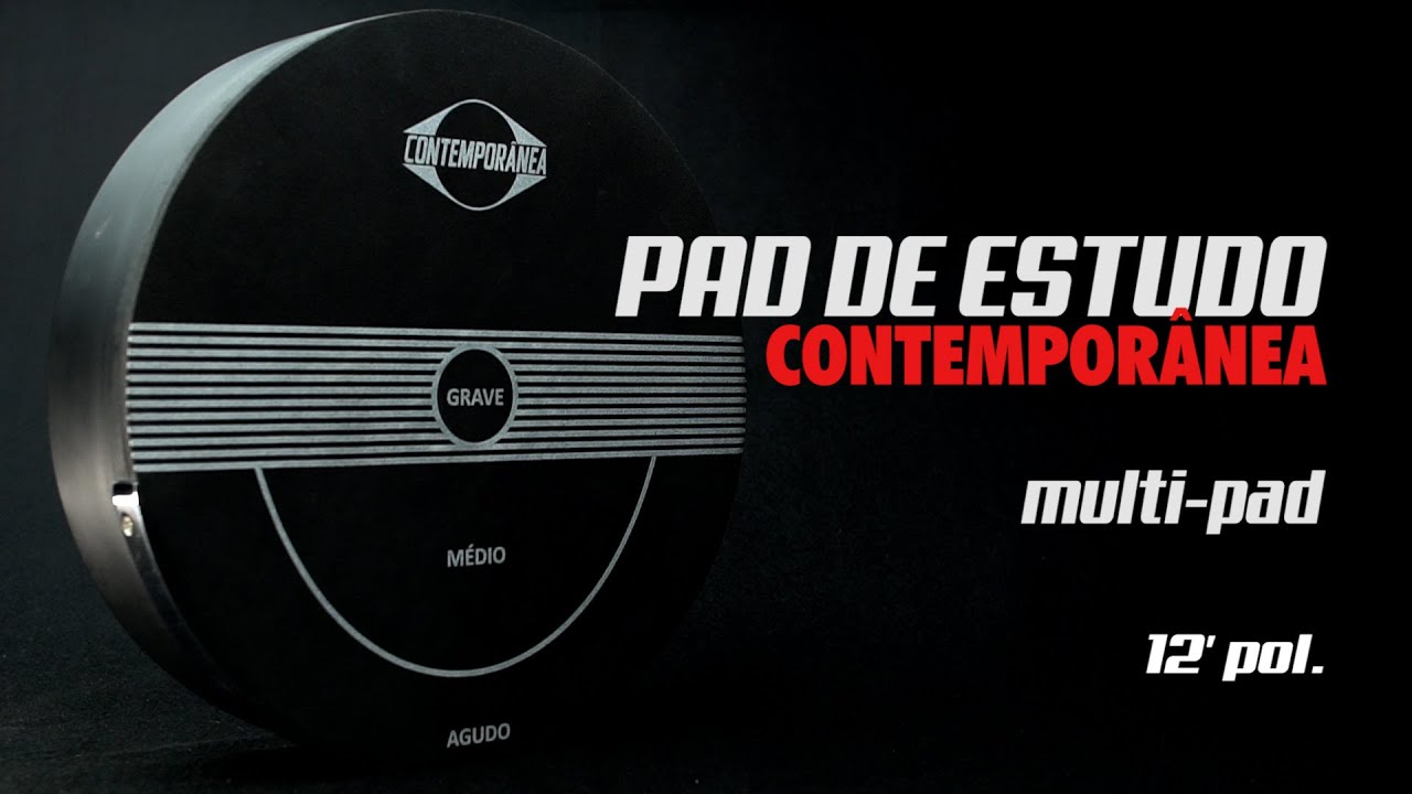Linha Estudo Contempoânea - Pad Muti - Caixa/Repinique/Surdo/Timbal