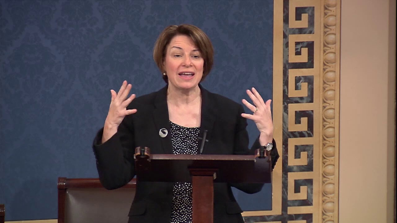 On Senate Floor, Klobuchar Calls for Action on Election Security Legislation