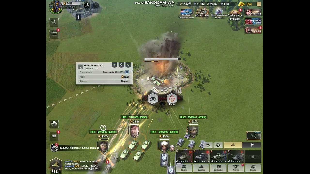 guerra de alianza expandiendo territorio en Warpath: Ace Shooter