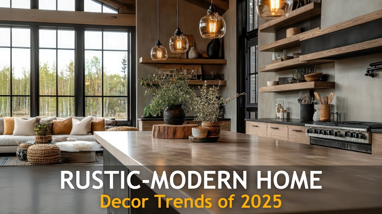 From Farmhouse to Fabulous: 2025's Rustic-Modern Home Decor Ideas