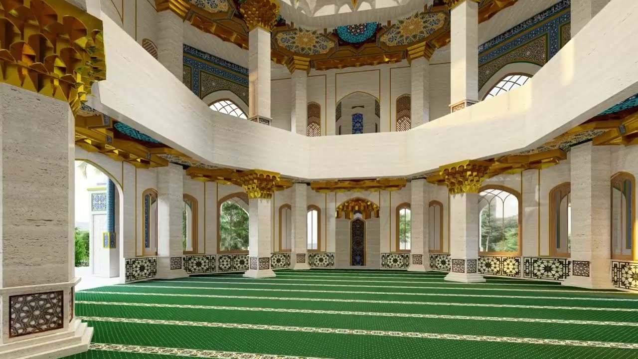 Interior Masjid Fathan Mubiina - Ploso Jombang