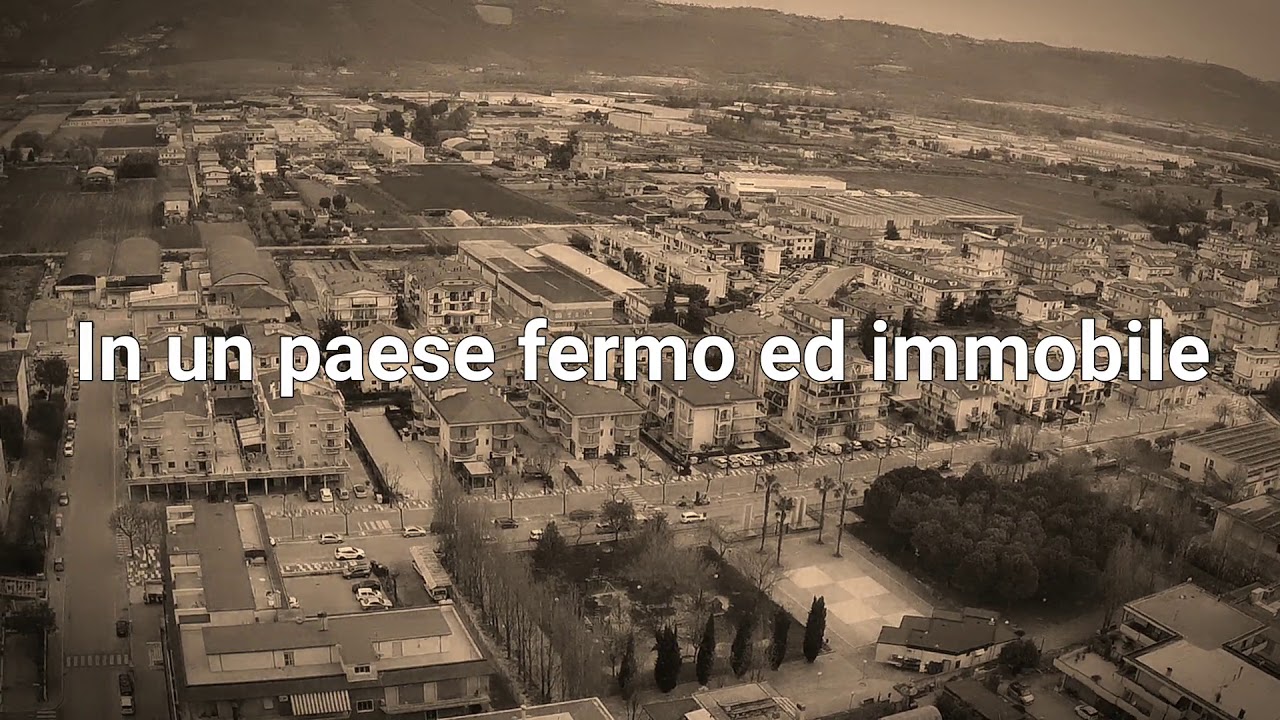 Centobuchi vista dall'alto il Lunedì dell'Angelo 13 aprile 2020