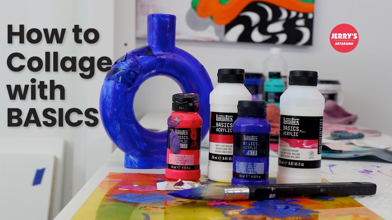 Collaging Tutorial using Liquitex BASICS