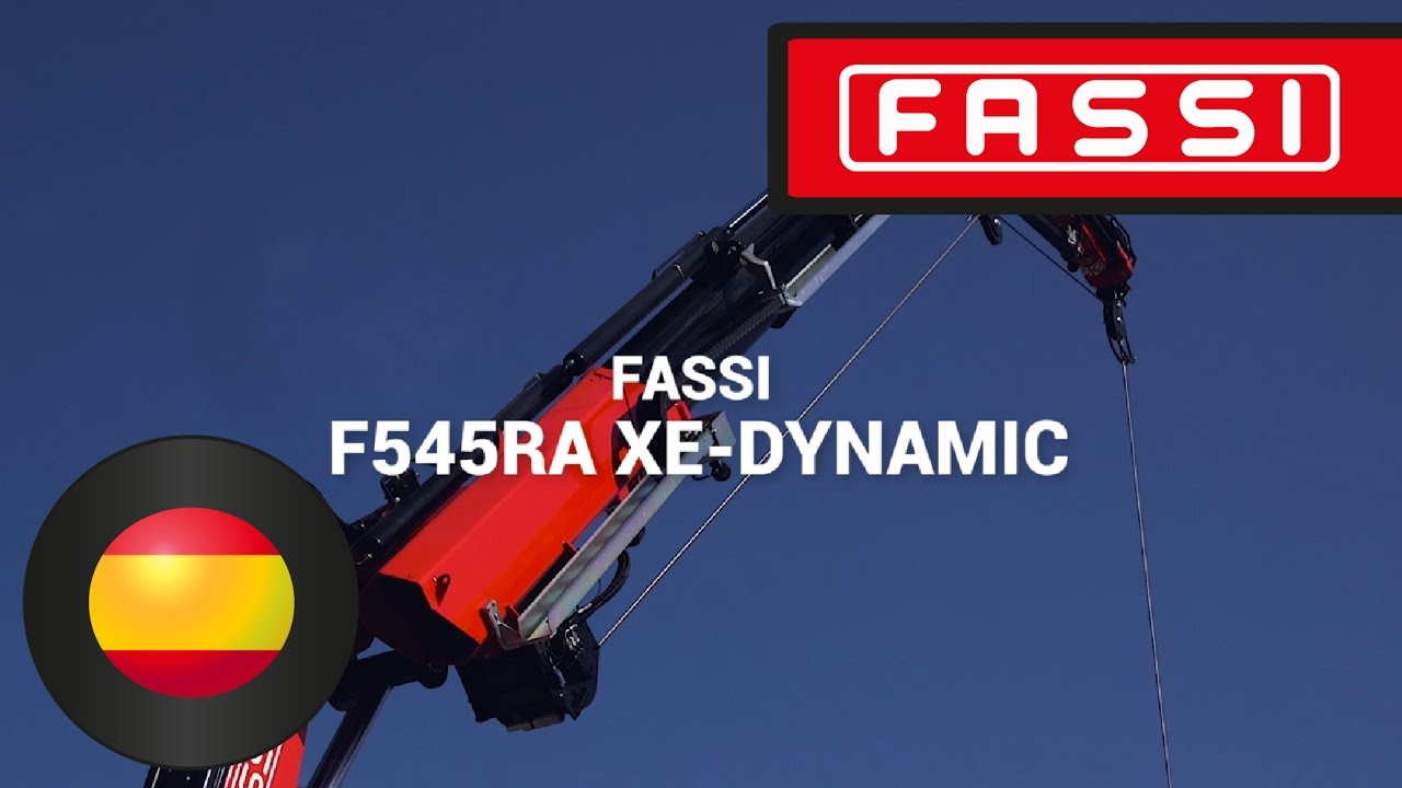 Fassi F545RA grúa ligera y eficaz con dimensiones compactas