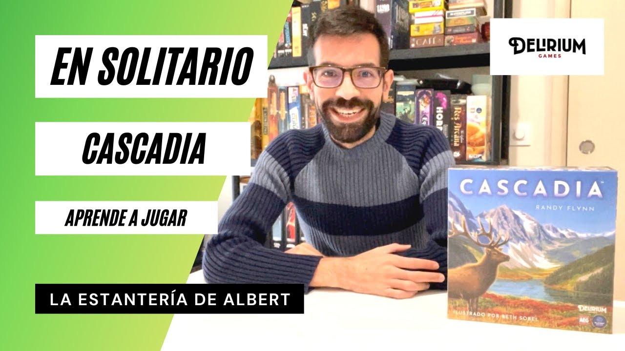 Partida en Solitario a Cascadia - Tutorial, cómo se juega