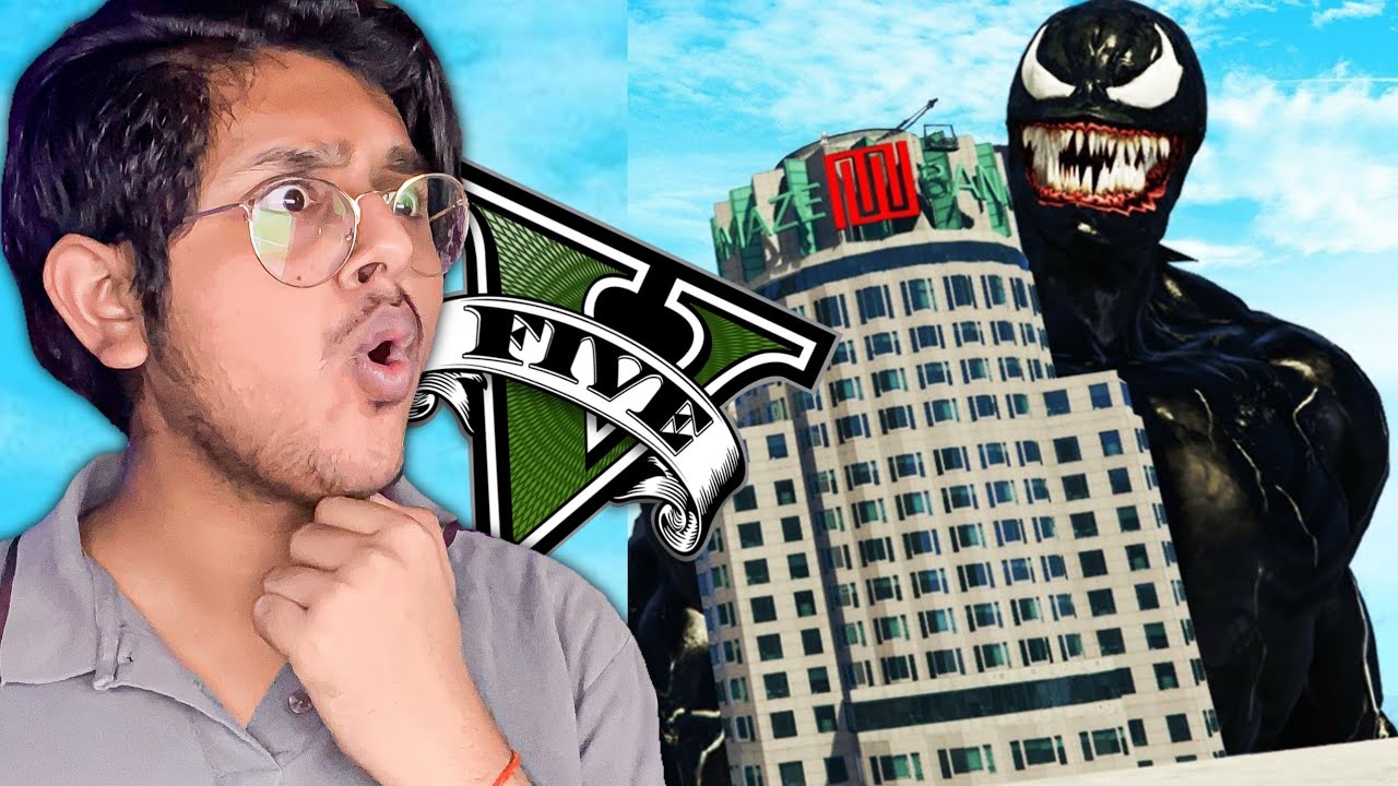 GTA V : VENOM MONSTER in LOS SANTOS | GTA V MODS