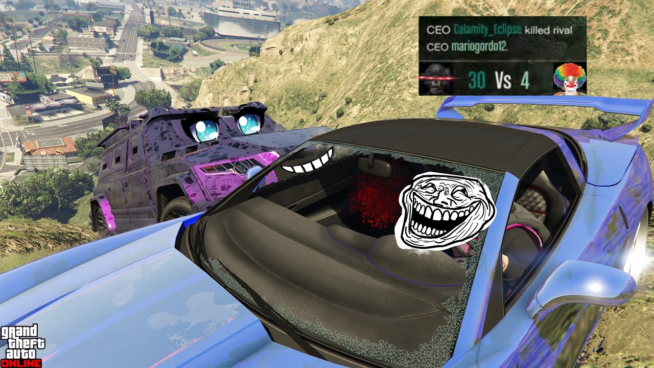 GODMODE D5 GRIEFER Gets HUMILIATED Into Hiding IN GTA ONLINE