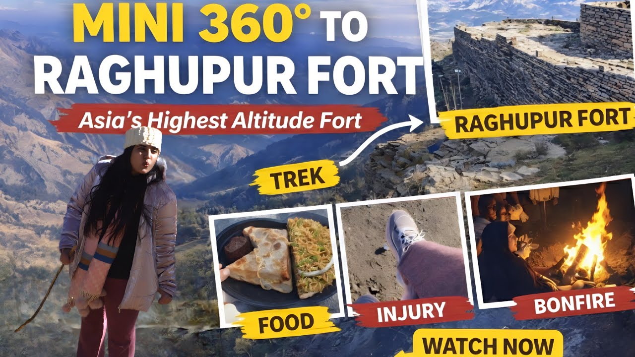 I Went To Asia's Highest Fort Trek - Raghupur Fort 