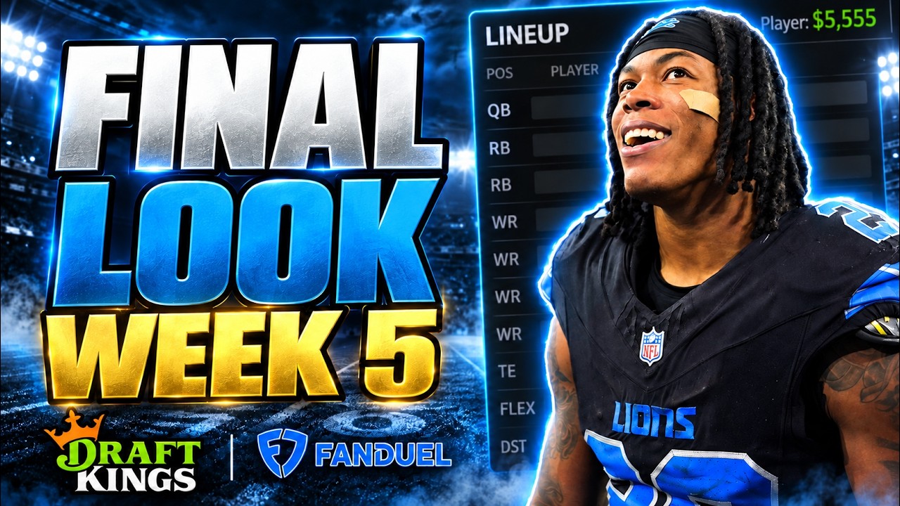 NFL, 5-я неделя: итоговый обзор DFS | DraftKings и FanDuel