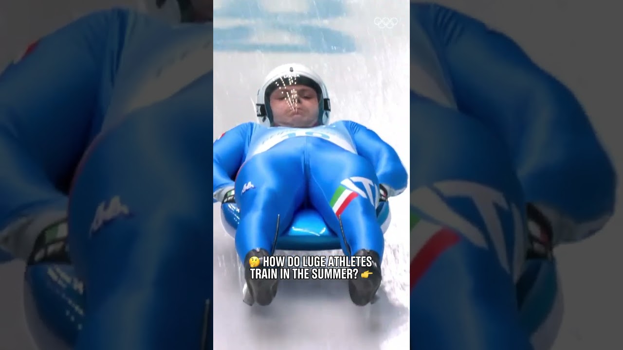 Summer training luge style. 😎