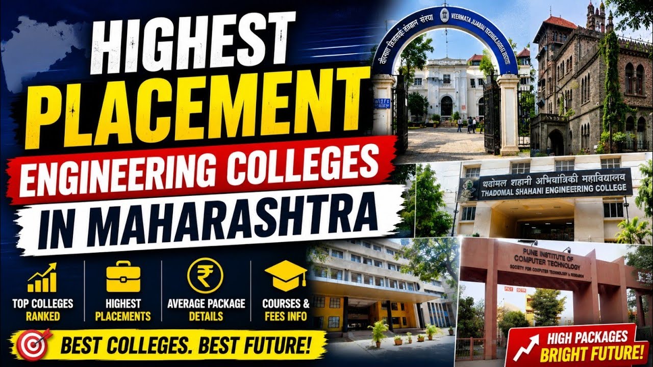 Top 20 Best Placement Engineering Colleges in Maharashtra 2026 ?🤔✅ #engineering #placement #cet