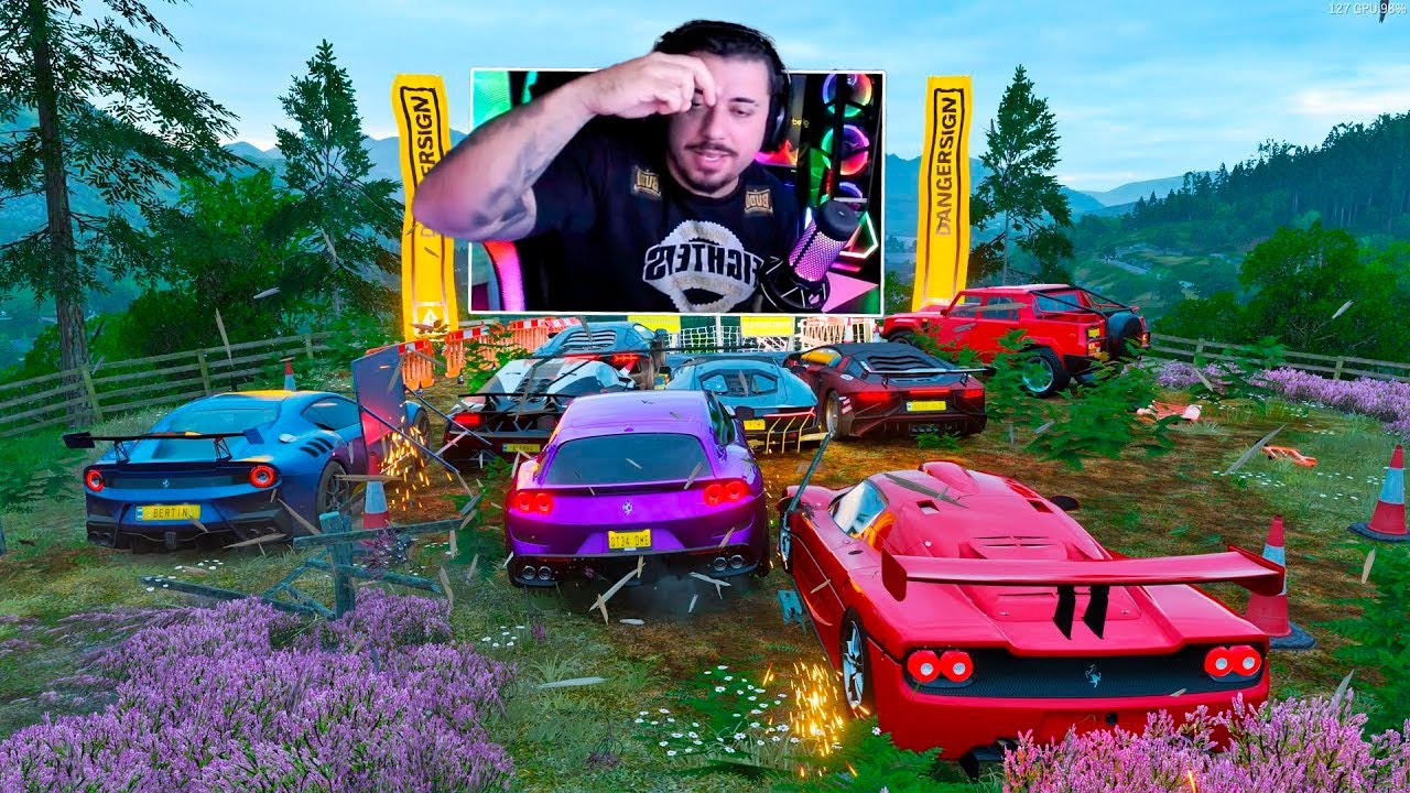 ARREMESSO DA MORTE SEM FREIO COM CARROS BRASILEIROS - FORZA HORIZON 4