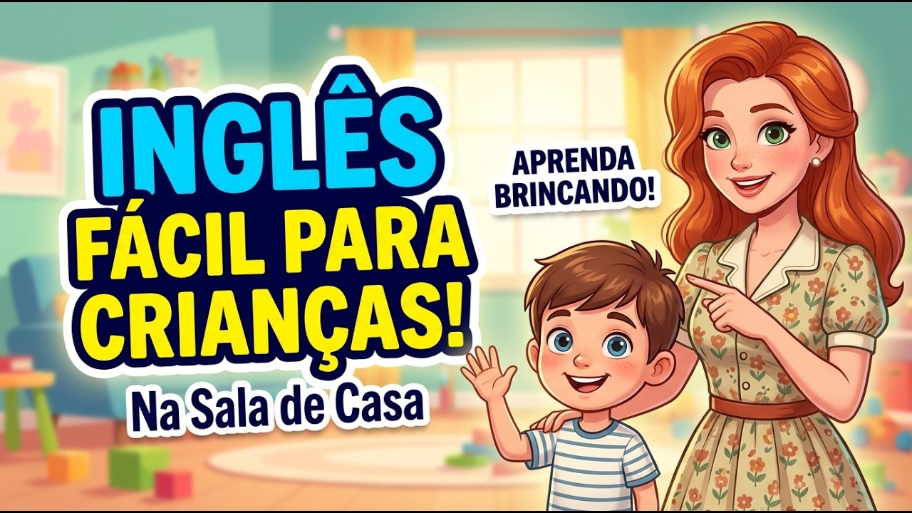 Aprenda Inglês Brincando em Casa | Aula para Crianças