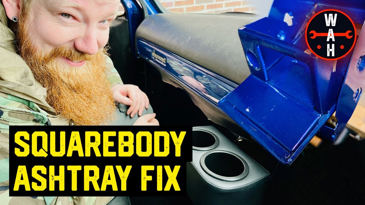 How to restore the ASHTRAY in a 1980 Chevy/GMC Squarebody c10 Truck video [Wrench At Home]