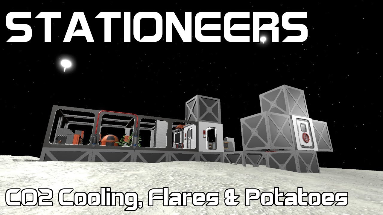CO2 Cooling - Biggest Update Ever - Stationeers - Brutal Start - Stationeers Difficulty -#5