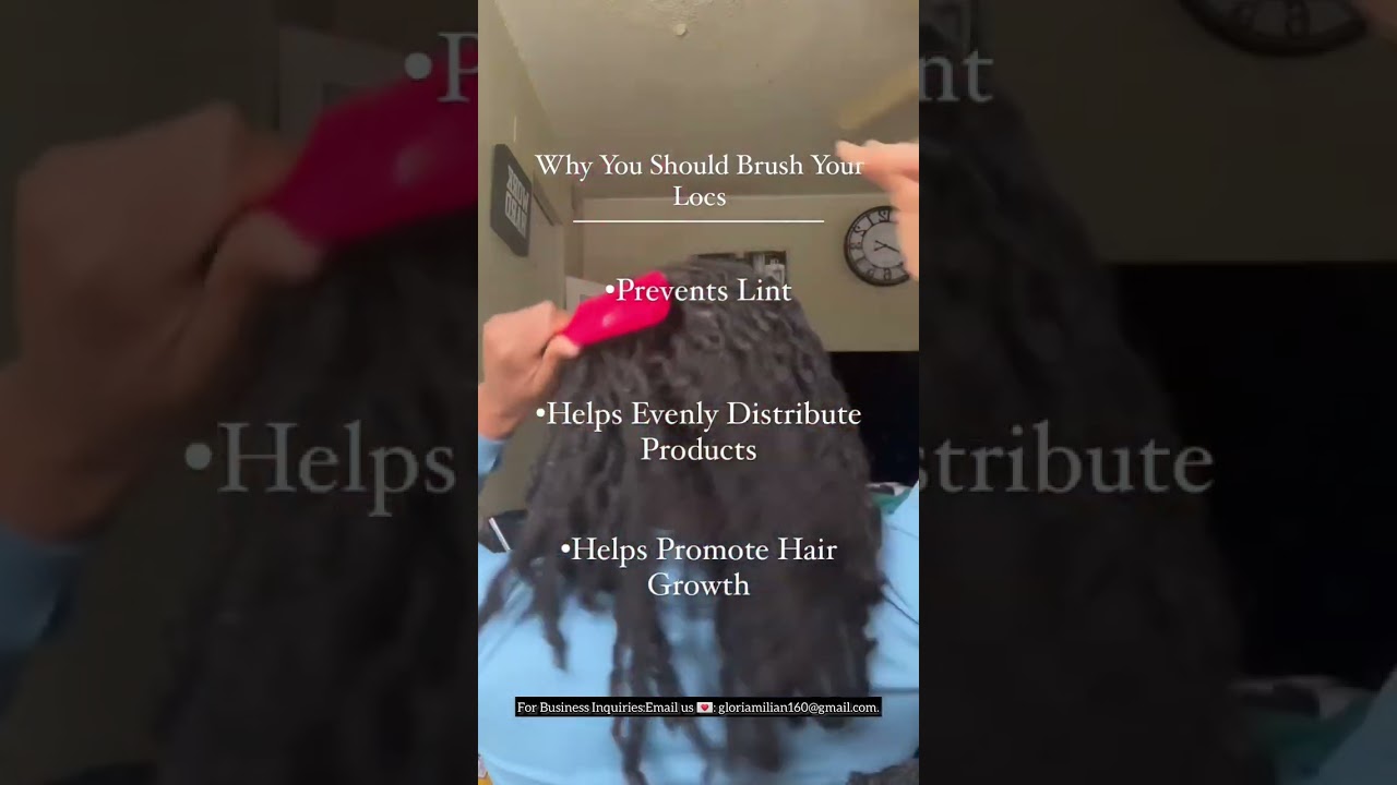 Why you should brush your locs? #shorts #locs_18 #dreadlocks