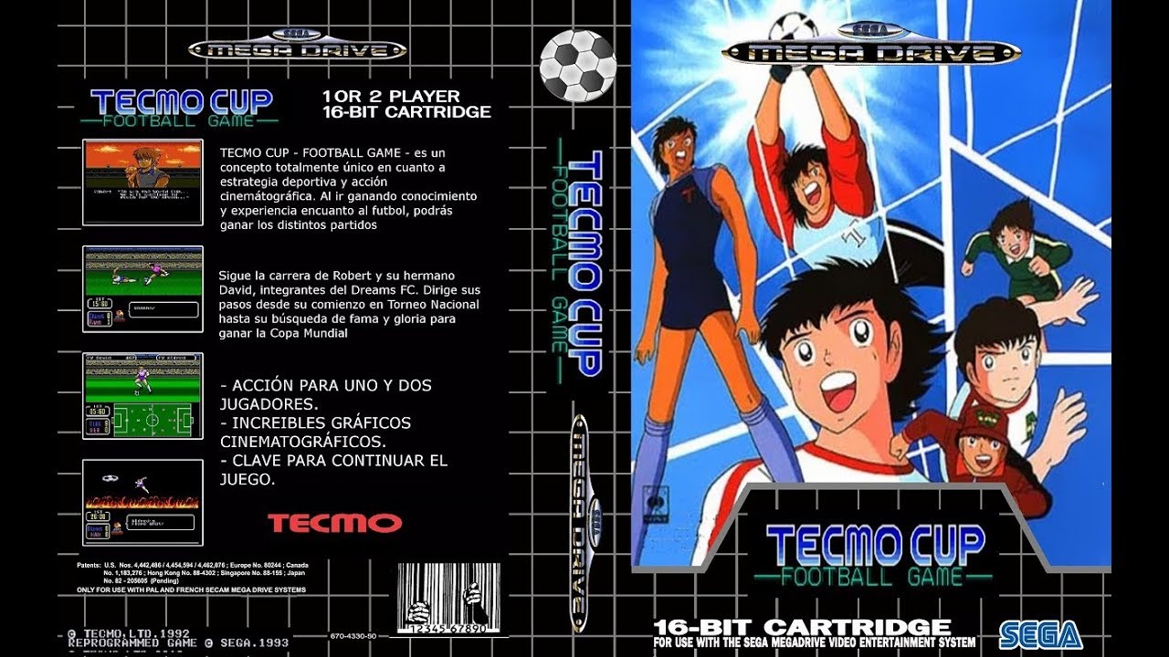 MEGA DRIVE - TECMO CUP FOOTBALL GAME - Captain Tsubasa - Super Campeones [HD]