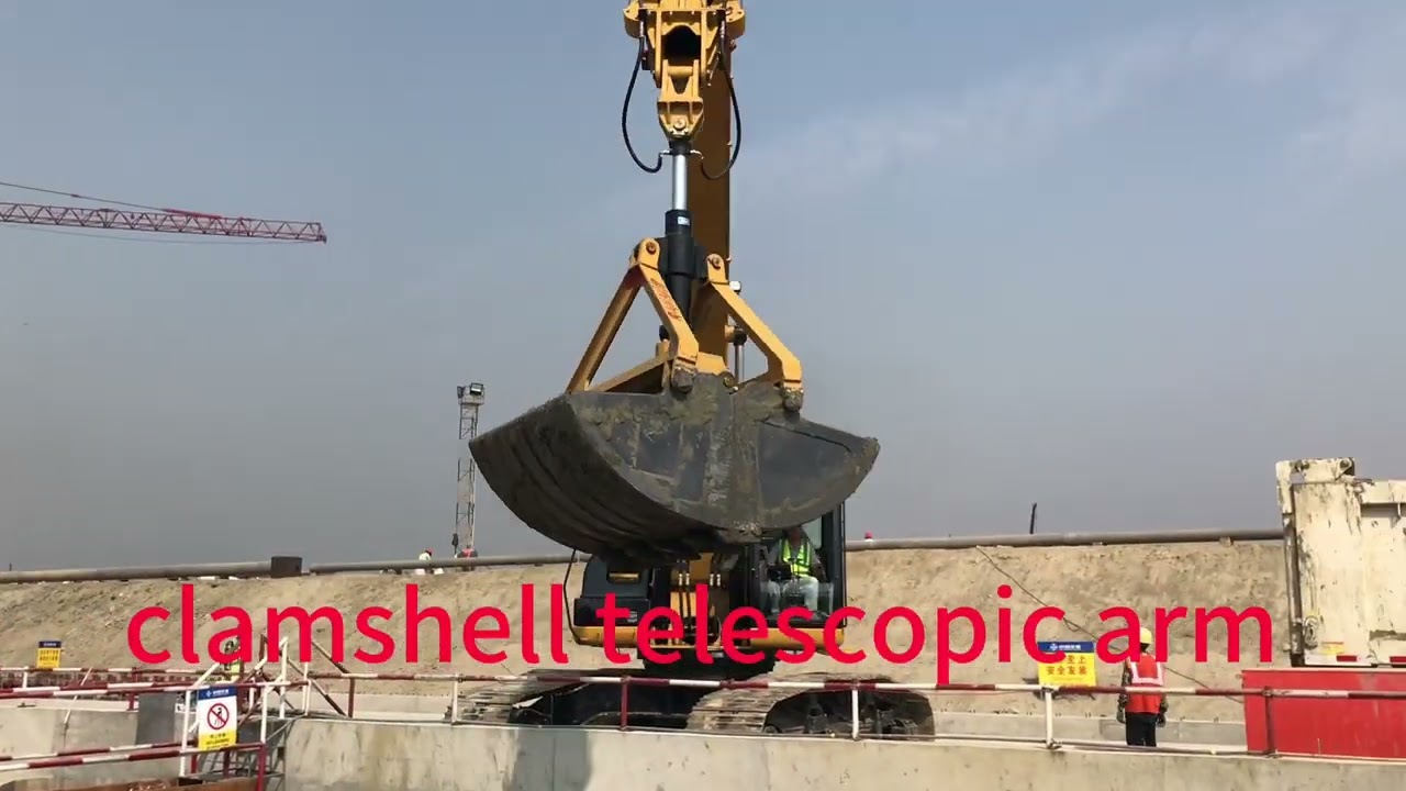 Good Quality Clamshell Telescopic Arm of Excavator