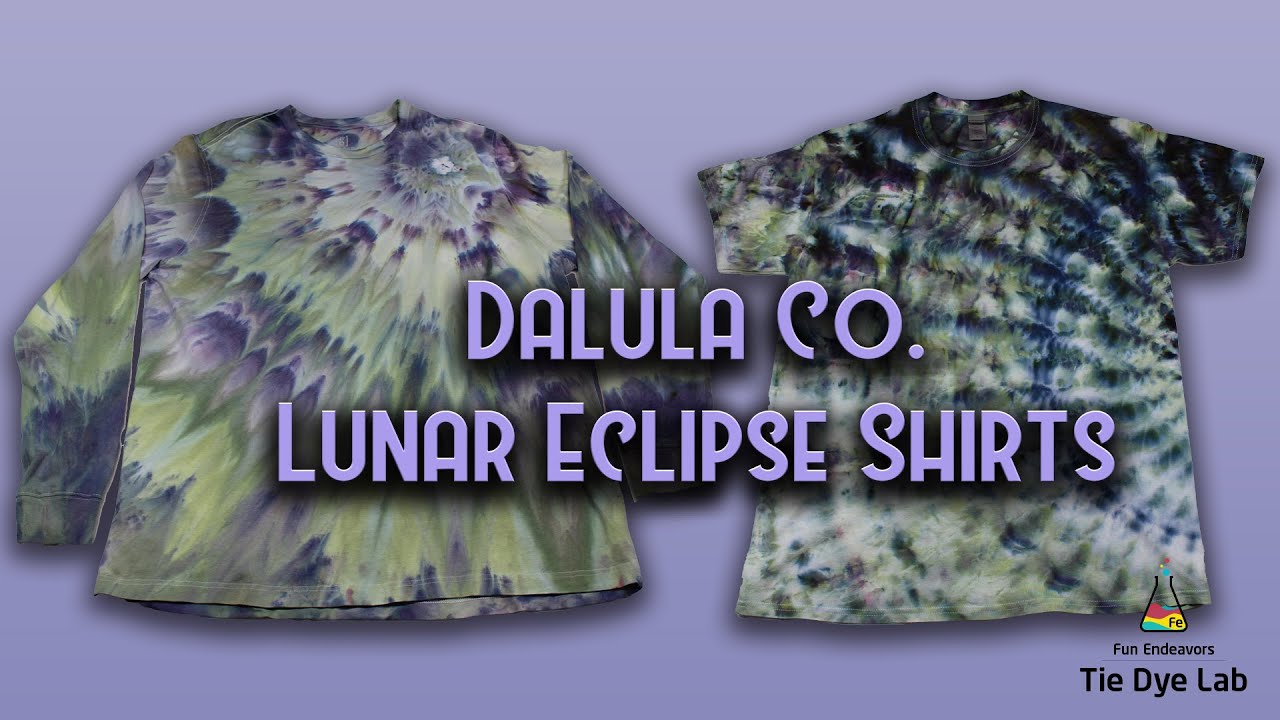 Tie Dye Designs: Dalula Co. Lunar Eclipse Used On Two Shirts