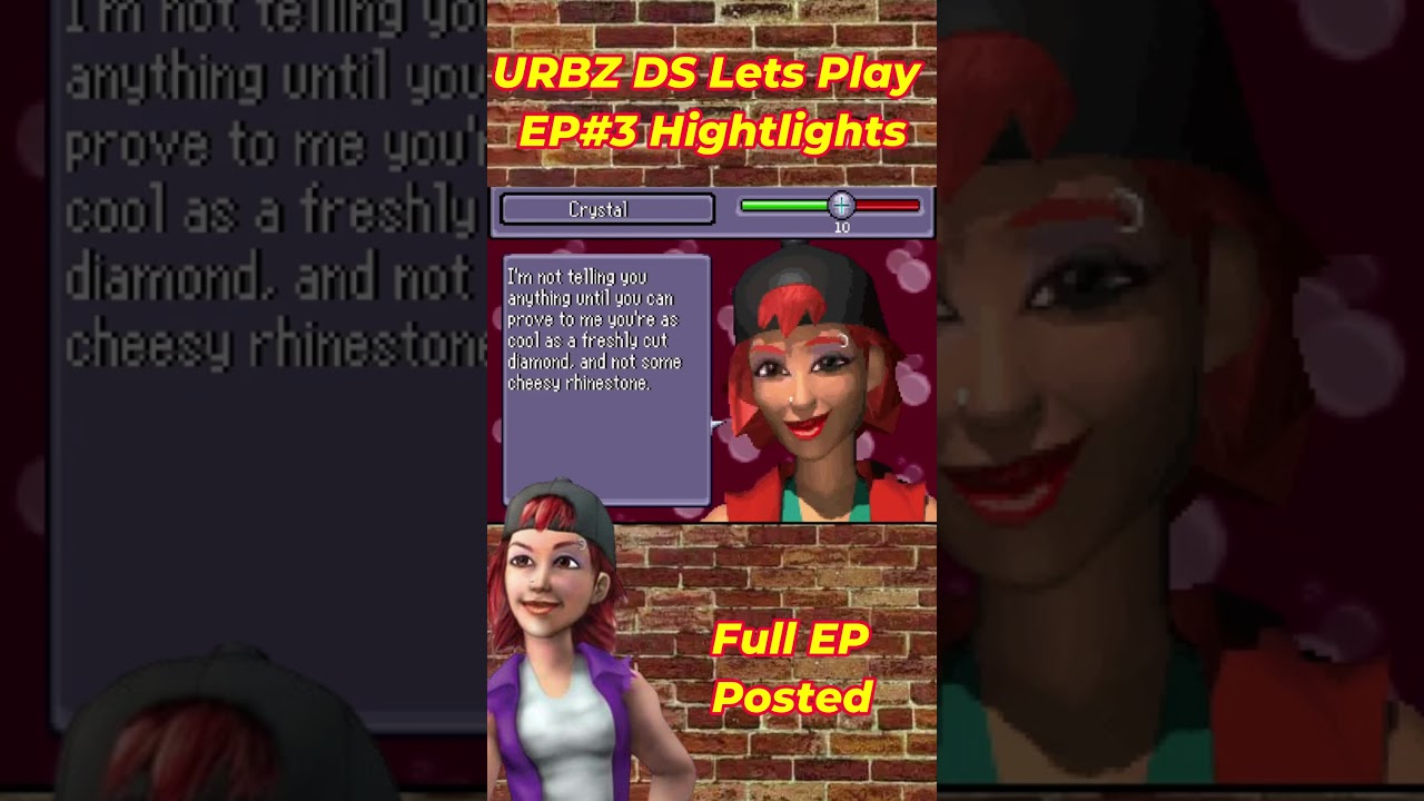Urbz:Sims in the City Ds Lets Play #3 Highlights  