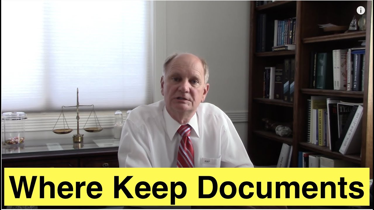 Where to Keep Important Documents
