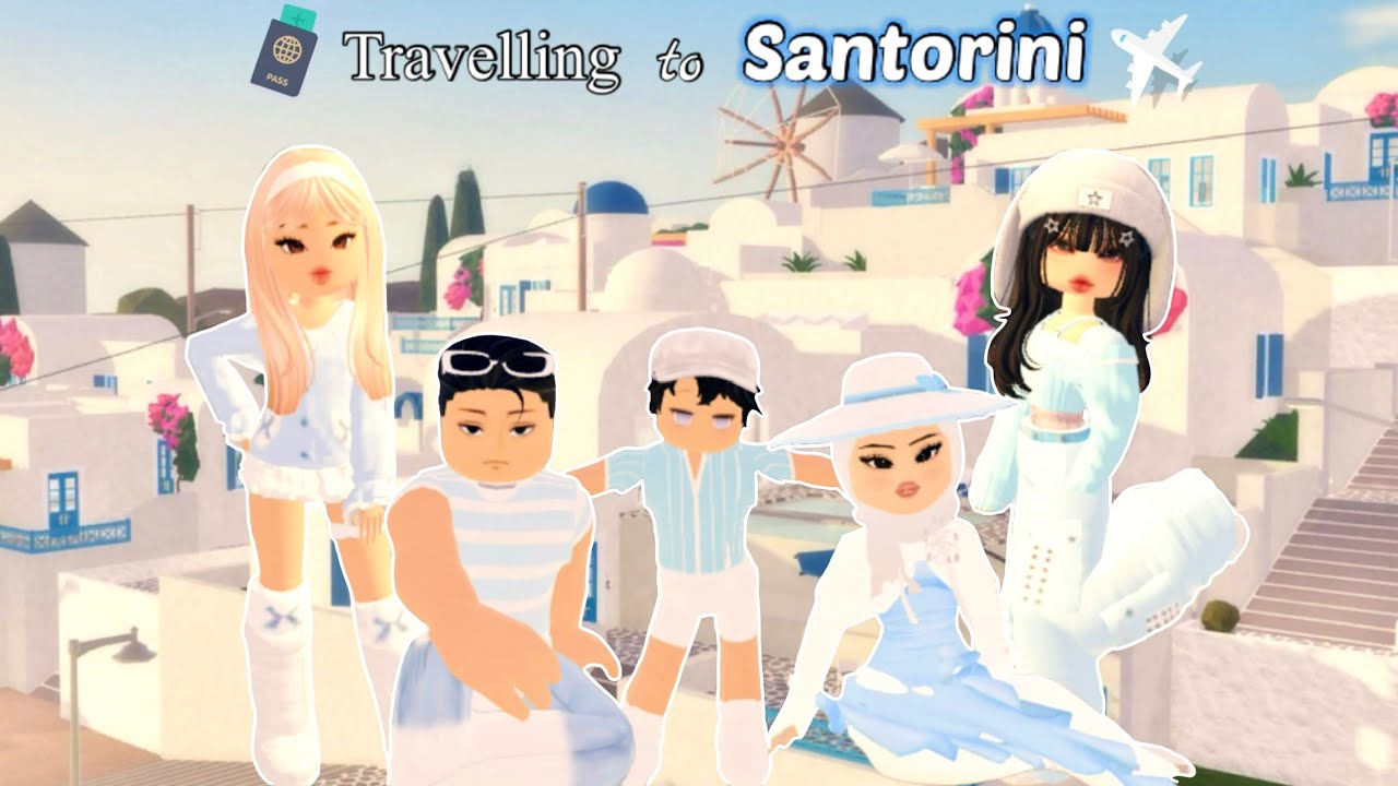 BOKIR’S FAMILY TRAVELING TO SANTORINI GREECE | 💖 Berry Avenue Roblox Indonesia