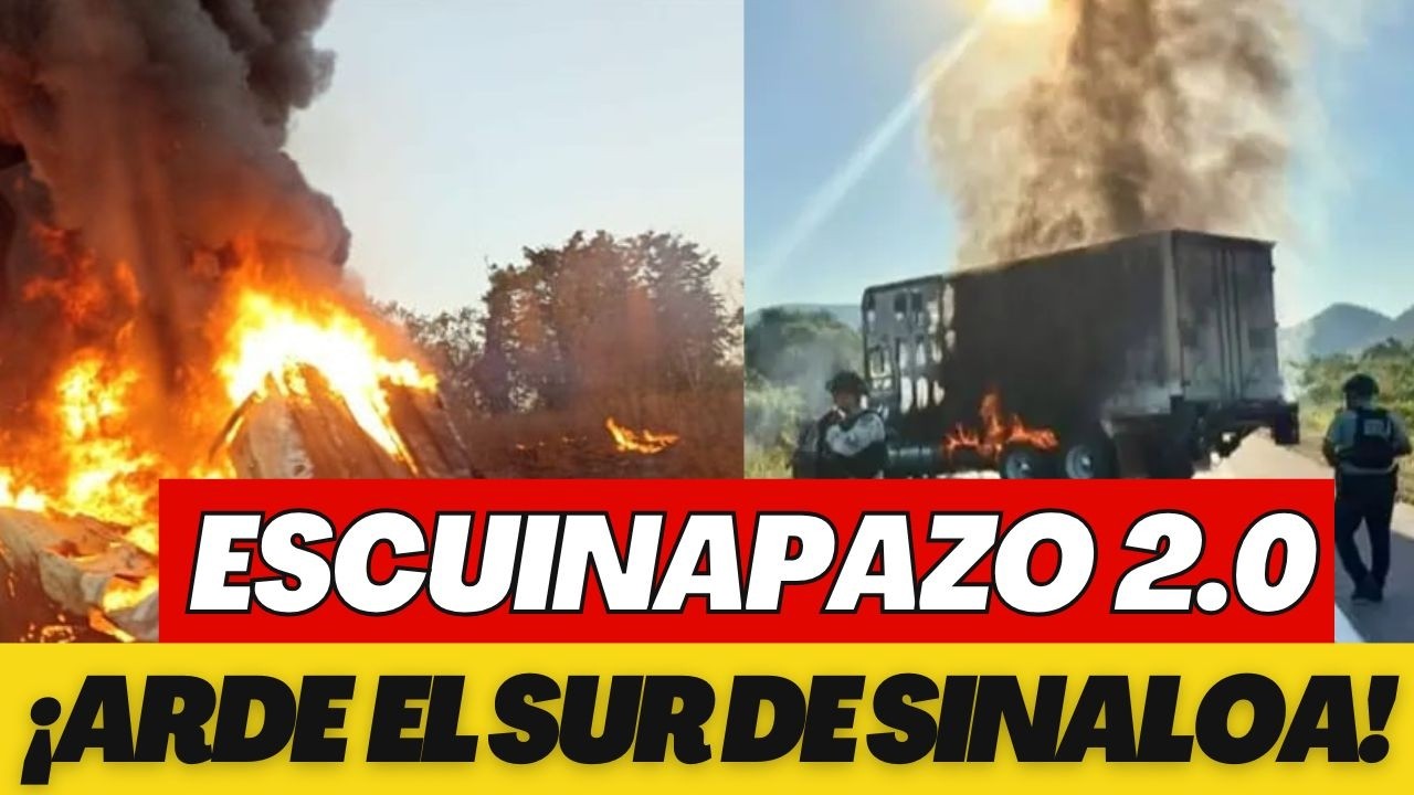 &iexcl;ESCUINAPA VUELVE AL INFIERNO! Balaceras, Bloqueos y civiles muertos en la guerra Chapos vs Mayos