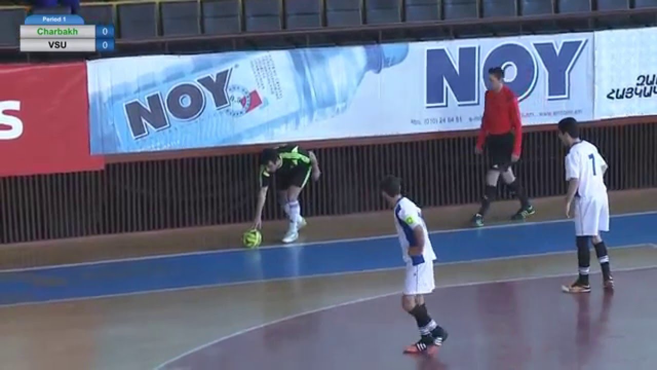 Armenian Futsal championship Charbakh vs VSU (13.02.2016)