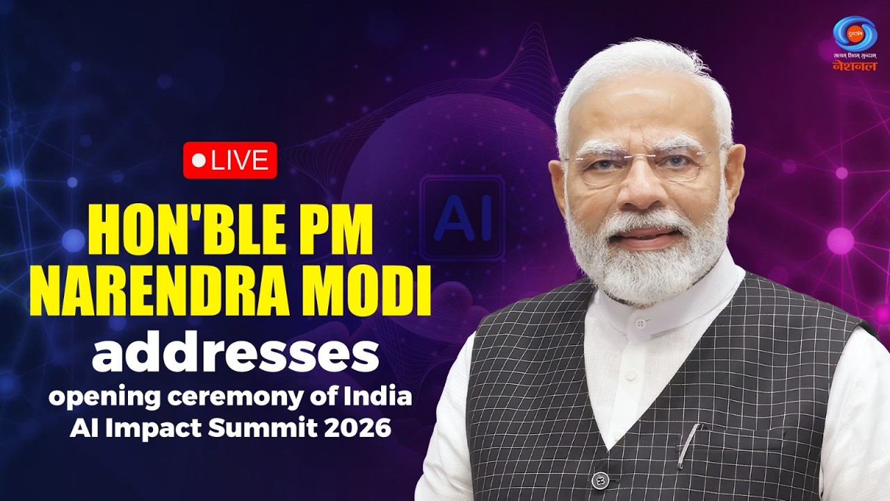 LIVE: PM Modi addresses opening ceremony of India AI Impact Summit 2026