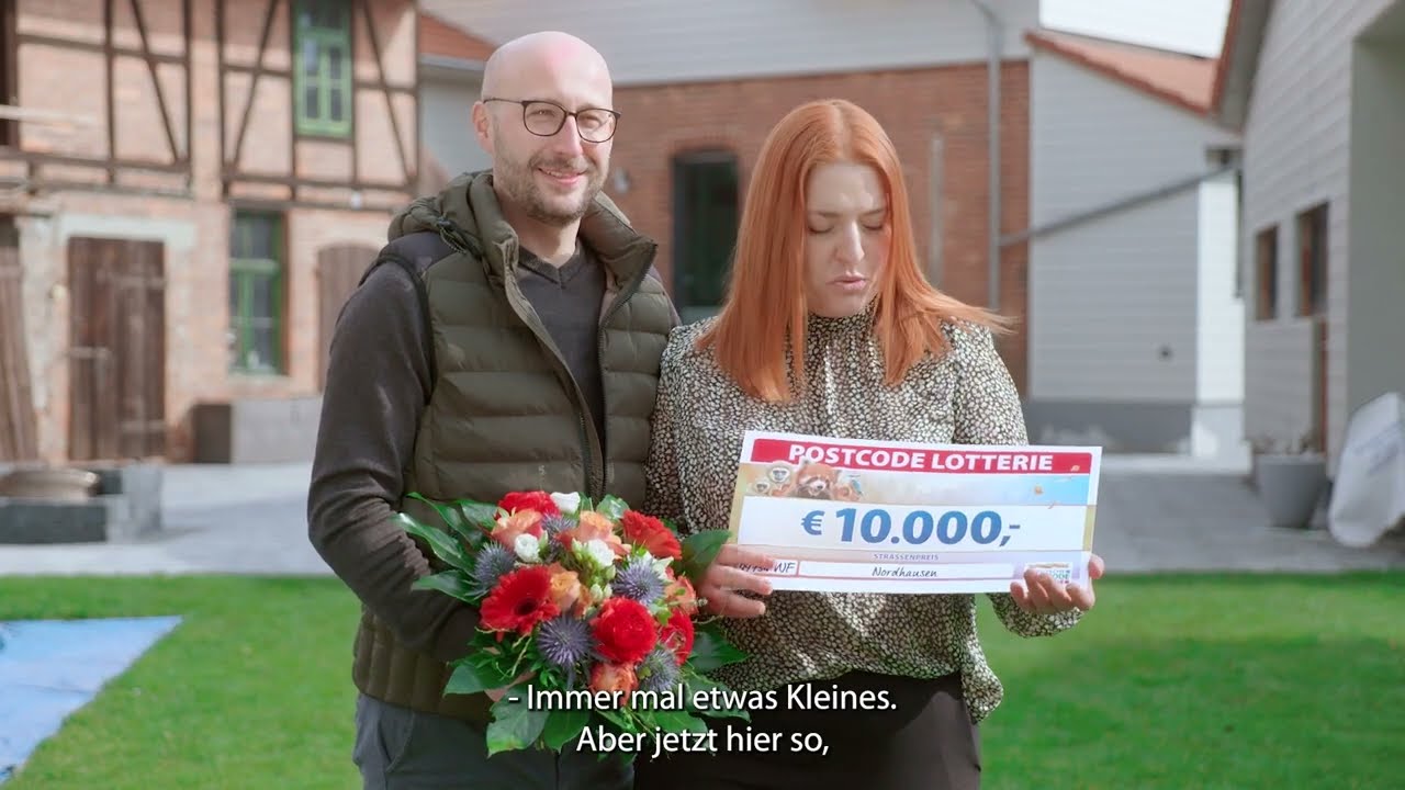 Nachbarschaftsglück: 50.000 Euro gehen nach Nordhausen! #postcodelotterie