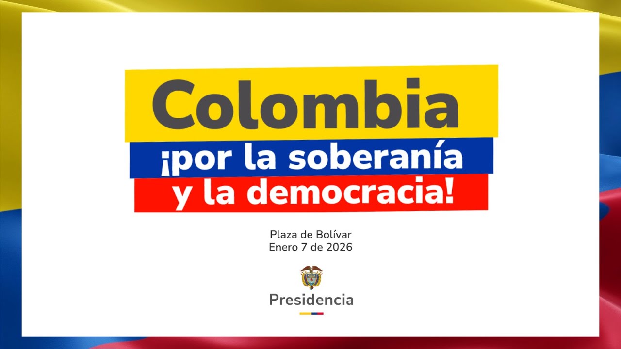 [En vivo] Colombia ¡por la soberanía y la democracia!