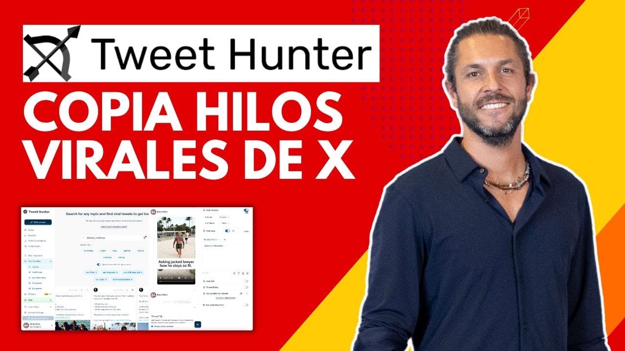 Tutorial Tweet Hunter en Espa&ntilde;ol: Copia hilos virales de X