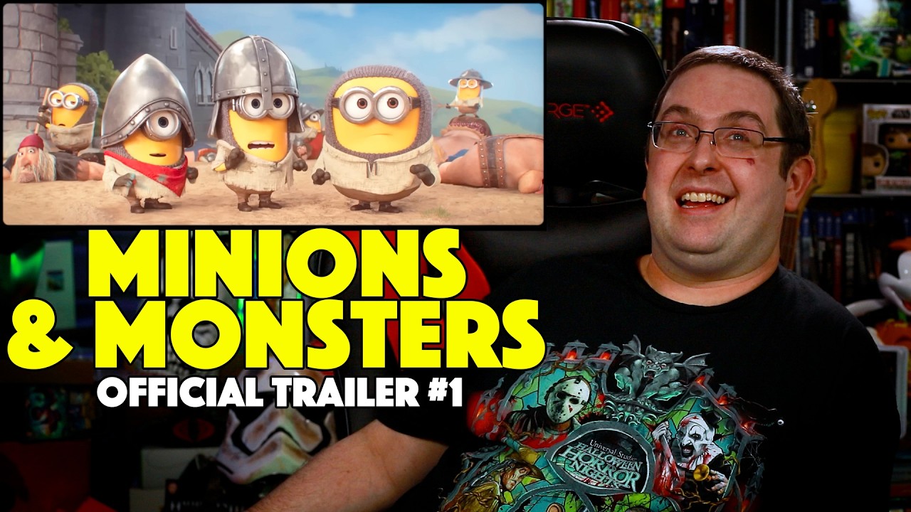 REACTION! Minions & Monsters Trailer #1 - Pierre Coffin Movie 2026