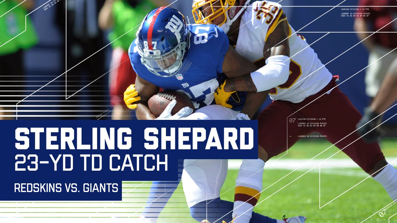 Josh Norman's INT Drop Leads to Sterling Shepard TD | Redskins vs. Giants | | NFL