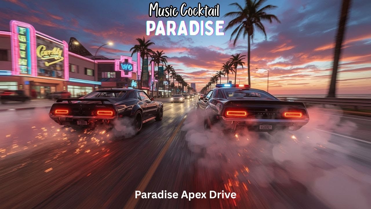 Paradise Apex Drive | Synthwave Outrun Power • Best Retro 80s Turbo Drive • Paradise Drift Force 🚀🌴💫