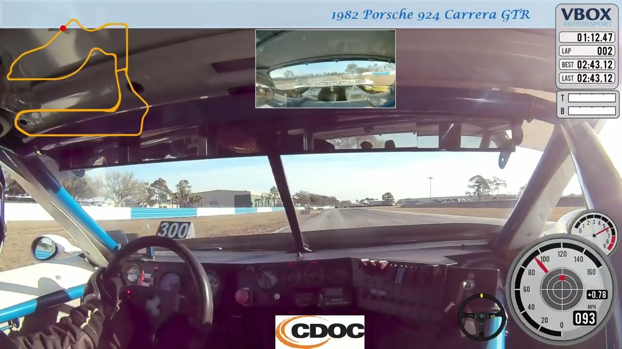 HSR Sebring Pistons & Props Sprint Race Group 8 1981 Porsche 924 Carrera GTR Colin Dougherty 2:35.37