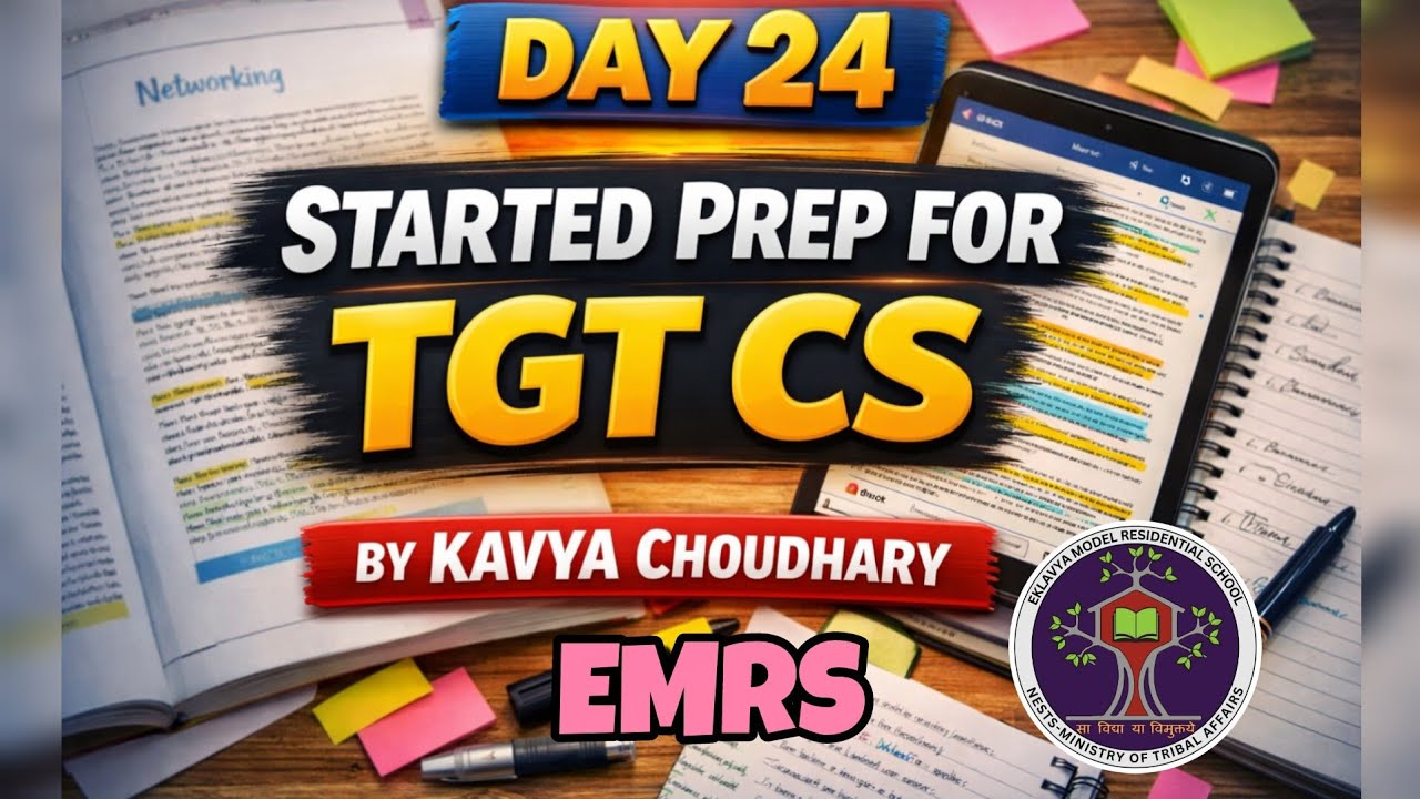 DAY 24 | STARTED PREPARATION FOR EMRS TIER 2 📌 EMRS TGT CS #emrstier2 #emrsresult #emrscutoff #tgtcs