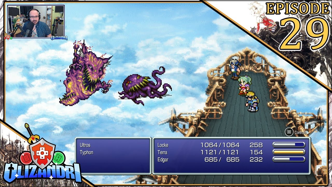 Final Fantasy VI: Pixel Remaster - Floating Continent Air Blockade, Ultros & Typhon - Episode 29