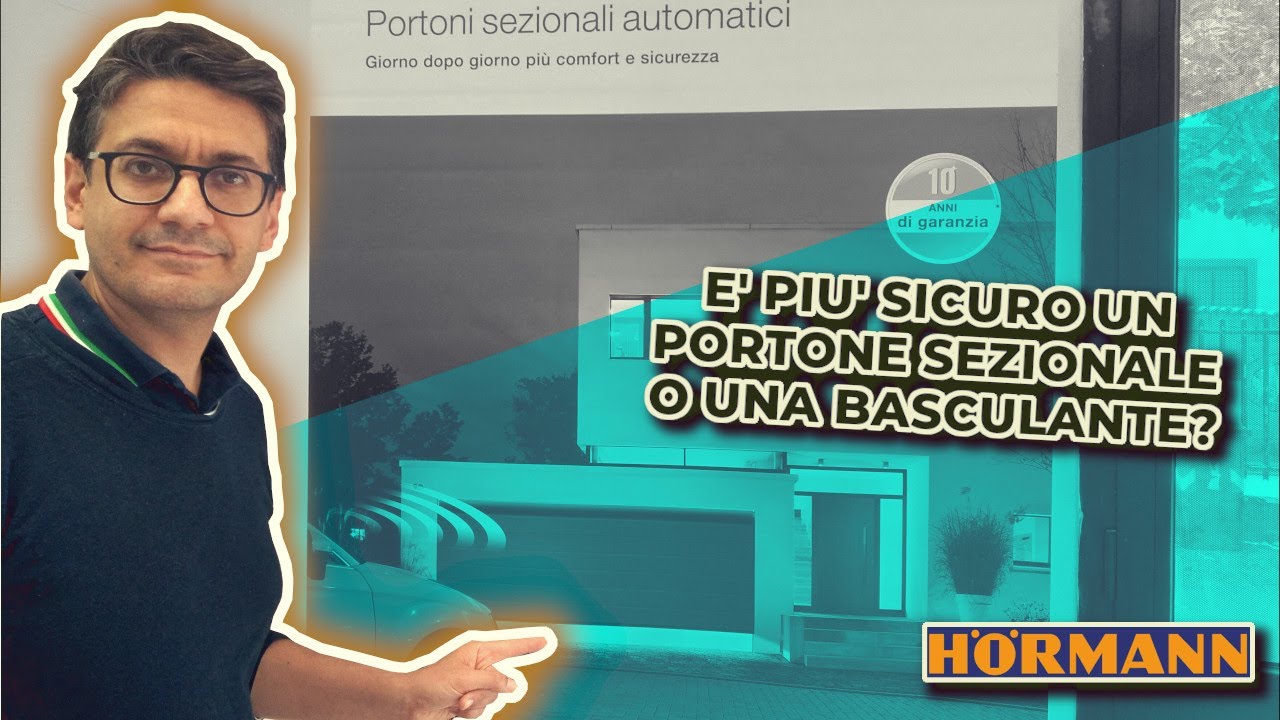 E' pi&ugrave; sicuro un portone sezionale o una basculante?