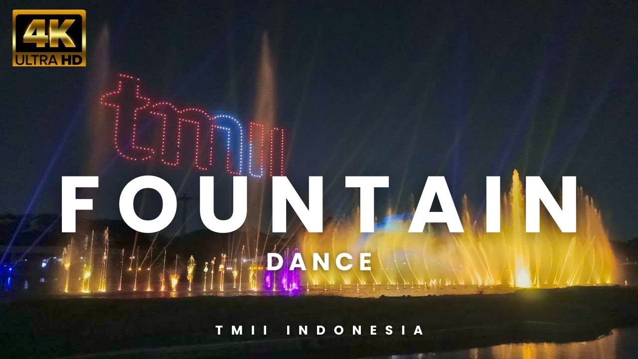 Amazing Dancing Fountain Show In Indonesia🇲🇨 At TMII