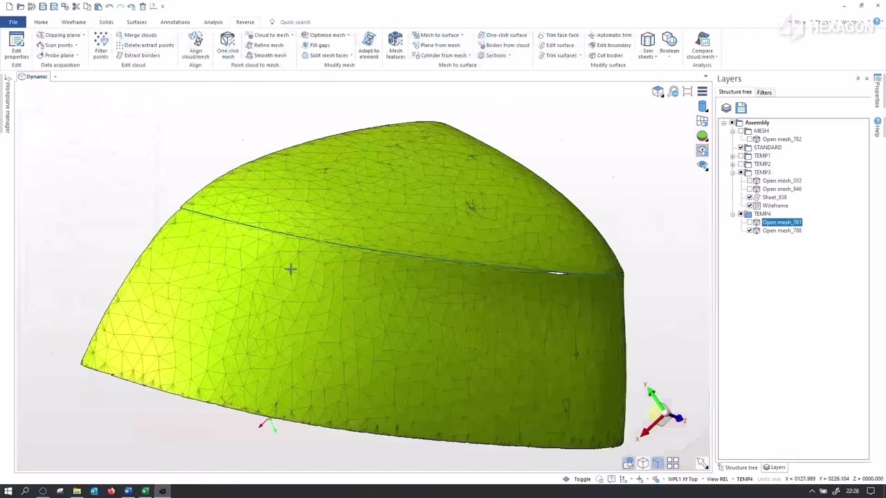 Reverse engineering using DESIGNER &ndash; Hexagon&rsquo;s CAD for Manufacturing software