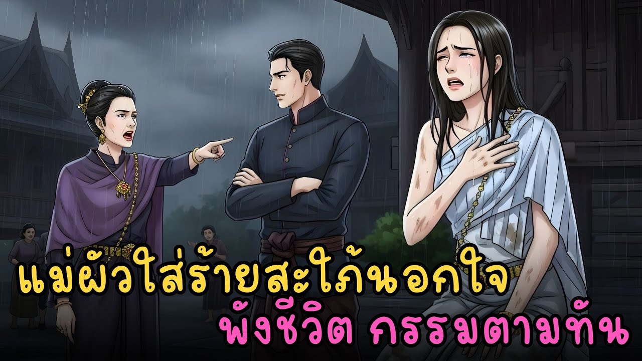 แม่ผัวใส่ร้ายสะใภ้นอกใจ จนชีวิตพังทลาย และกรรมตามสนอง | นิทานพื้นบ้านไทย · เรื่องเล่าเก่าแก่