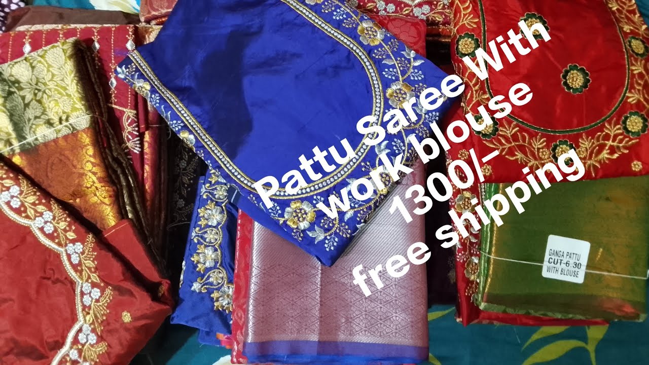 Softypattu Saree with Computer Embroidery blouse Rs.1300/-, free shipping, #9391820626.