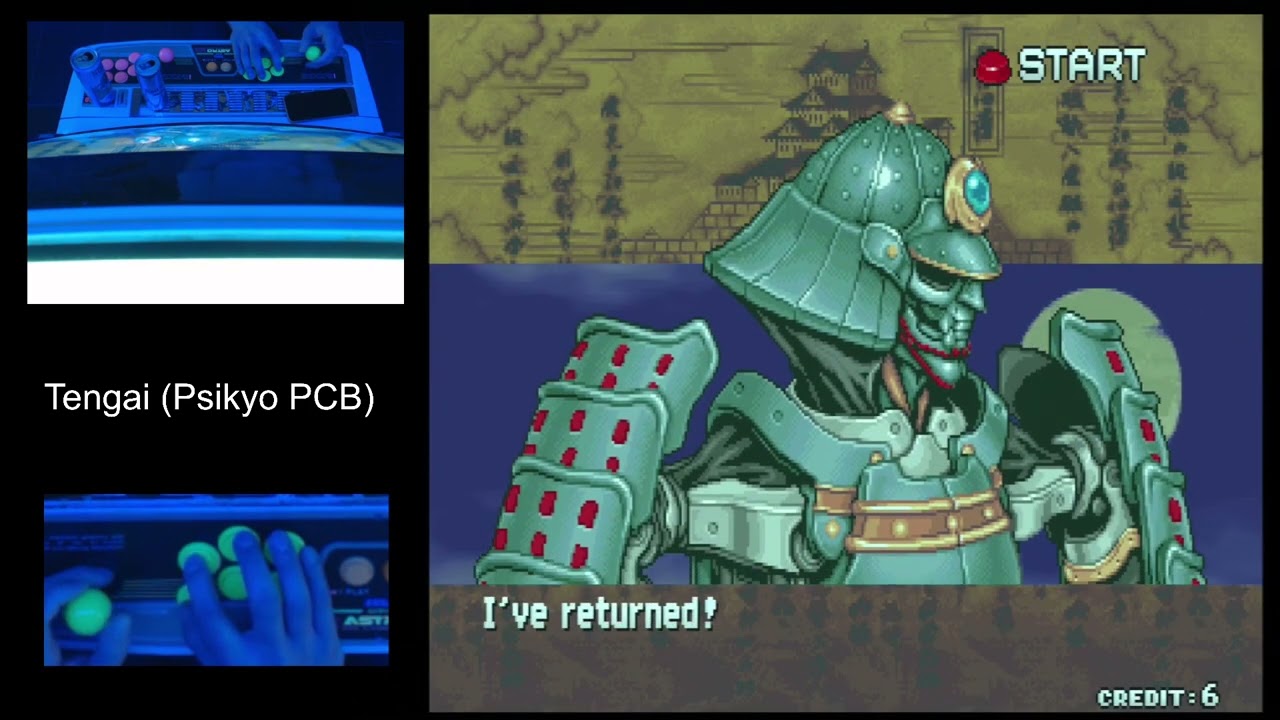 Tengai / Sengoku Blade 1CC (1-ALL) - Katana/Hagane - Psikyo PCB
