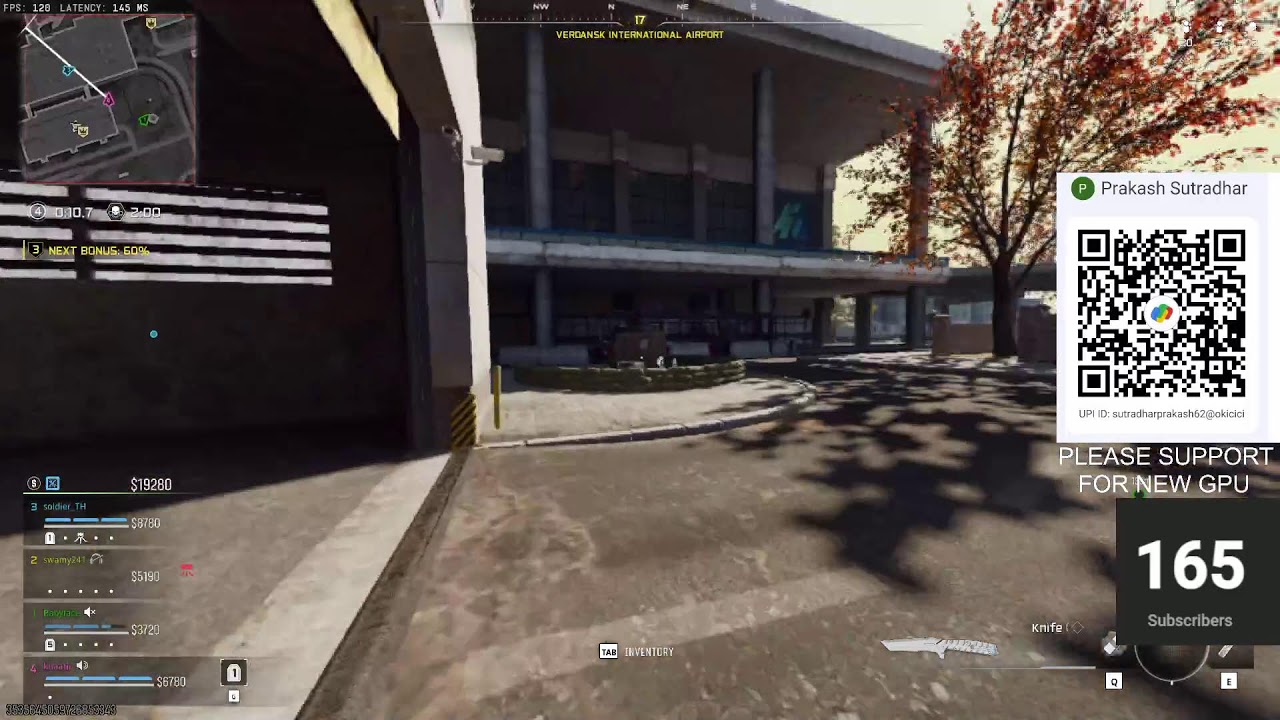 live warzone  aaj halla machega warzone mei